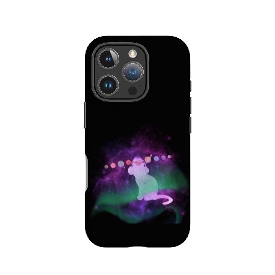 Music Space Cat IPhone Cases