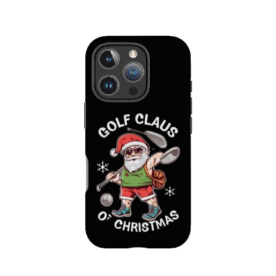 Golf Santa: O' Christmas IPhone Cases for Golfing Men