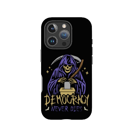 Democracy Never Dies Spooky Halloween Voting Meme IPhone Cases