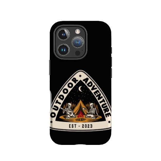 Outdoor Adventure Camper Camping Campfire Tent IPhone Cases