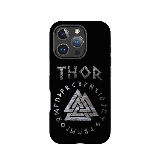 Thor Mjolnir Valknut Vikings Runes IPhone Cases