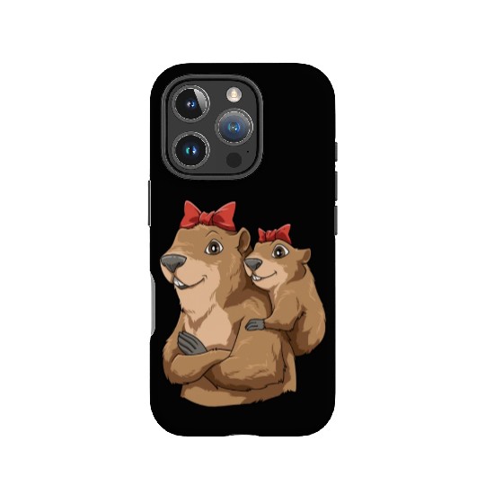 Groundhog Marmot Mom for a Marmot lover groundhog IPhone Cases