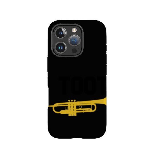 I Toot Funny Jazz Trumpet Player Jazz School Band IPhone Cases