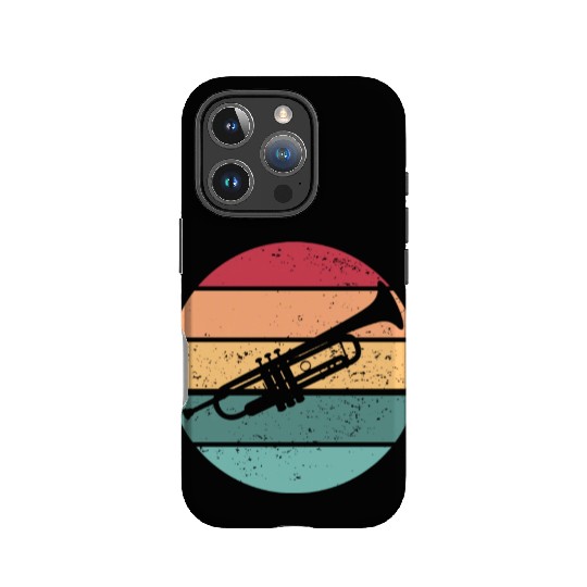 Trumpet Sunset Trumpet Player School Band Trumpet IPhone Cases