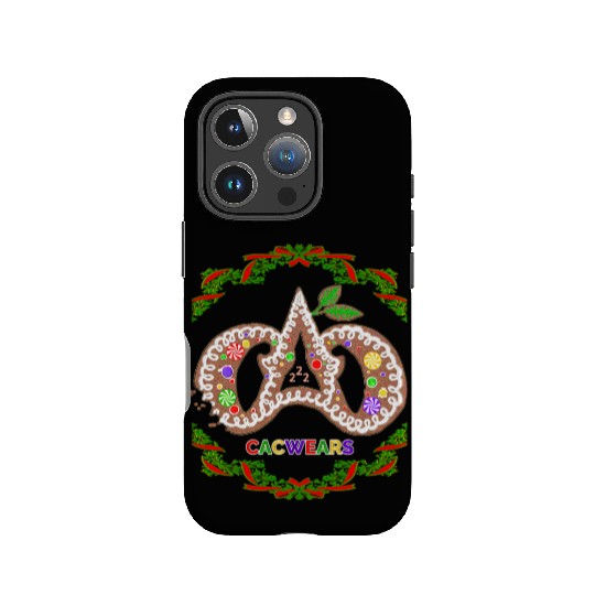 Christmas Bakery Gingerbread Cookie Pastry Logo IPhone Cases