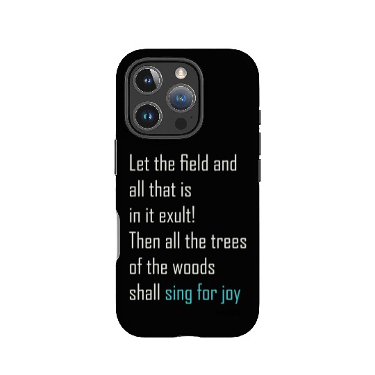 Creation Sings For Joy IPhone Cases