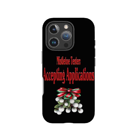 Mistletoe Tester IPhone Cases