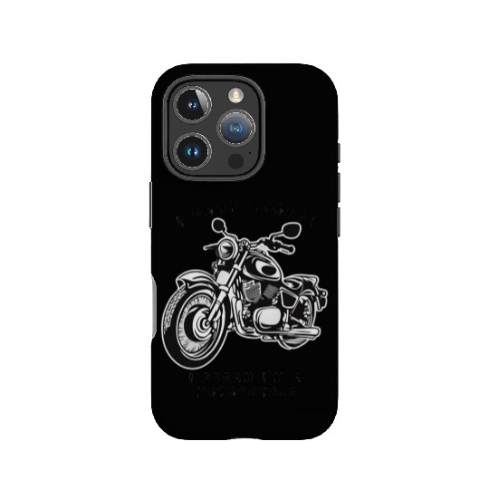 I dont snore! I dream im a motorcycle IPhone Cases