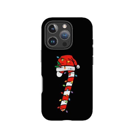 Christmas Candy Cane Santa Xmas Kids Toddler Youth IPhone Cases