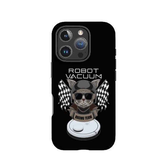 Robot Vacuum Cleaner Racing Team Robot IPhone Cases