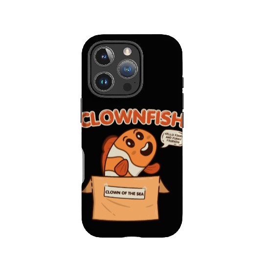 Clownfish Clown Of Sea Funny Fish Cute Coral Reef IPhone Cases