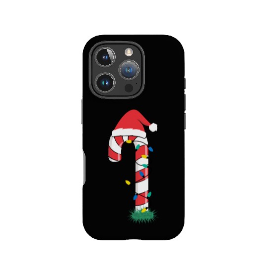 Christmas Candy Cane Santa Xmas Kids Toddler Youth IPhone Cases