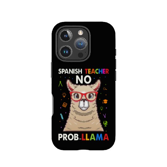 Spanish Teacher No Pro llama IPhone Cases