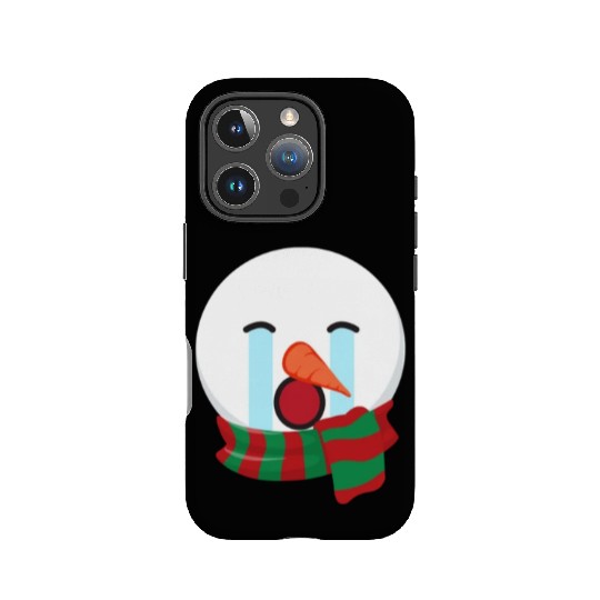Snowman Emoticons Crying Out Loud Snowman IPhone Cases