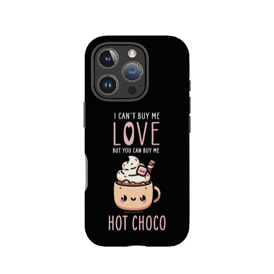 Warm Embrace of Sweet Hot Chocolate - Cozy Love IPhone Cases
