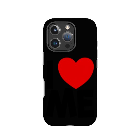 I Love Me Red Heart Self Love Affirmation IPhone Cases