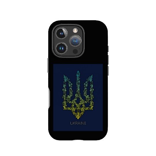 UKRAINE, National emblem IPhone Cases