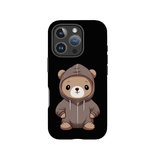 cute cartoon anime otter wearing IPhone Cases