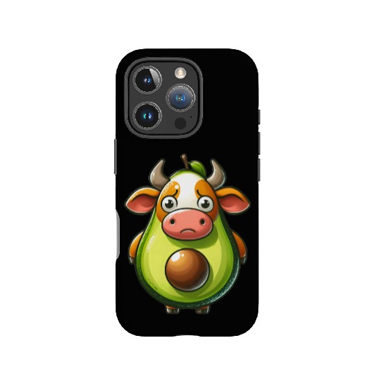 Avocado cow IPhone Cases