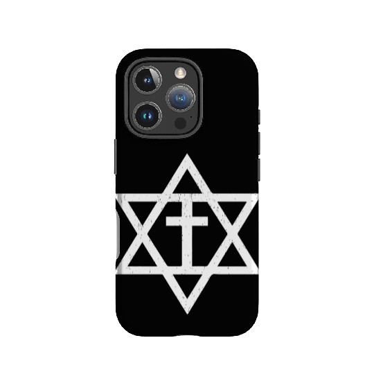 Messianic Cross Star of David IPhone Cases
