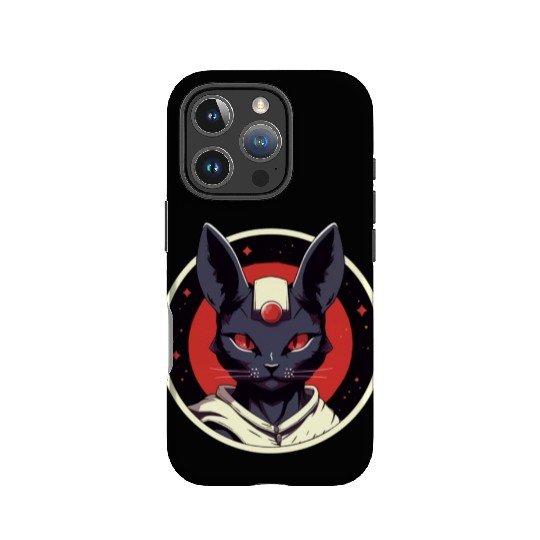 kawaii cat anime japanese retro men women IPhone Cases