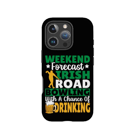 Weekend Forecast Irish Road Bowling IPhone Cases