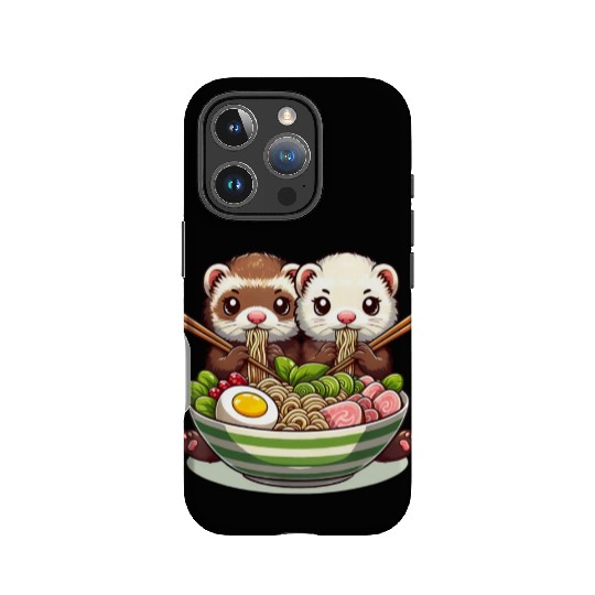 Ferret Ramen Noodle Japanese Kawaii Anime Gifts IPhone Cases