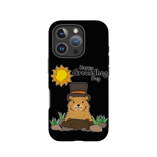 Happy Groundhog Day Animal Groundhog Spirit Rodent IPhone Cases