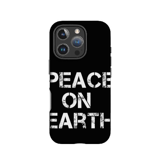 PEACE ON EARTH Christmas holiday hope love IPhone Cases