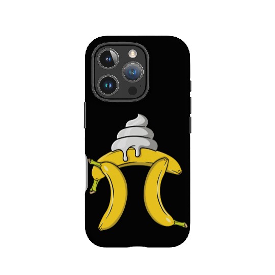 Banana Cream Pie Pi Day Math Equations IPhone Cases