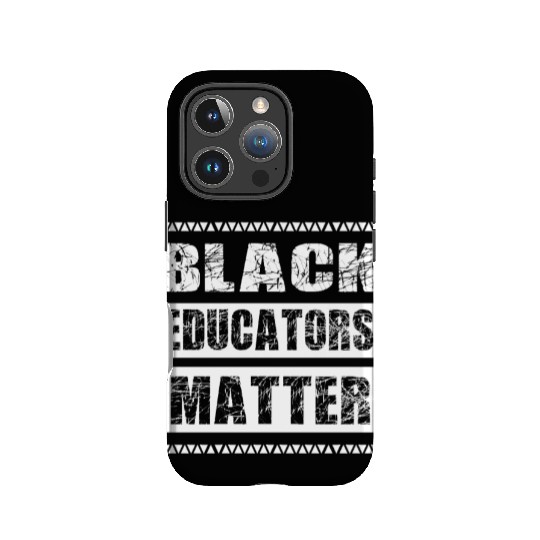 Black Educators Matter African History Teacher Men IPhone Cases