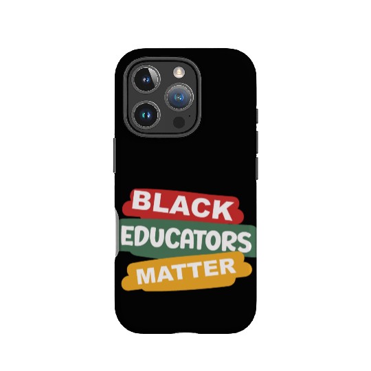 Black Educators Matter African History Teacher Men IPhone Cases