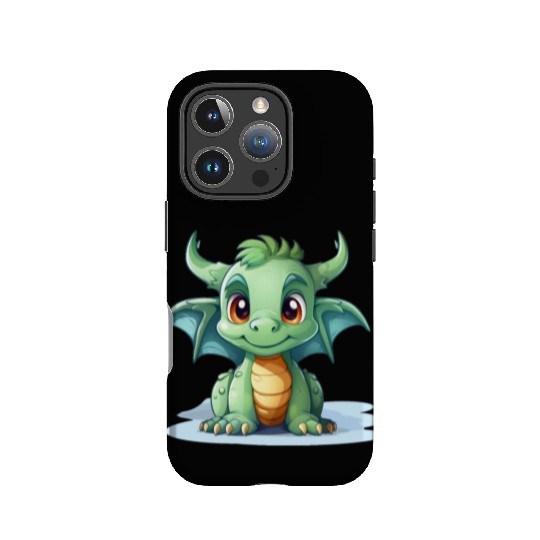 Little Green Dragon IPhone Cases