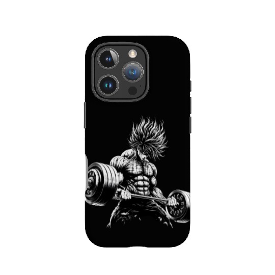 Gym anime Warrior Workout IPhone Cases