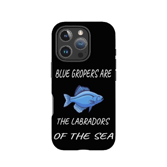Blue Gropers Are The Labradors Of Sea.spearfishing IPhone Cases