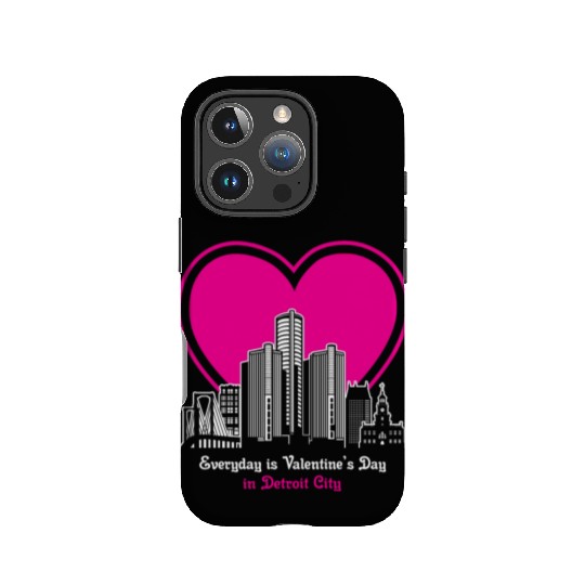 Valentine's Day in Detroit City IPhone Cases