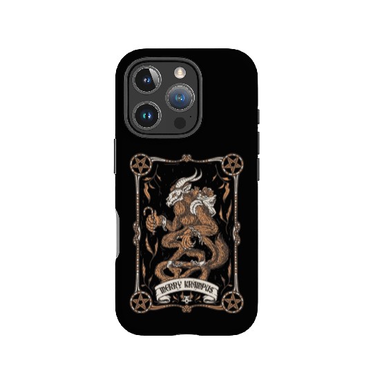 Merry krampus IPhone Cases