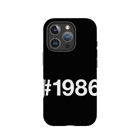 1986 Hashtag 39 years 39th birthday IPhone Cases