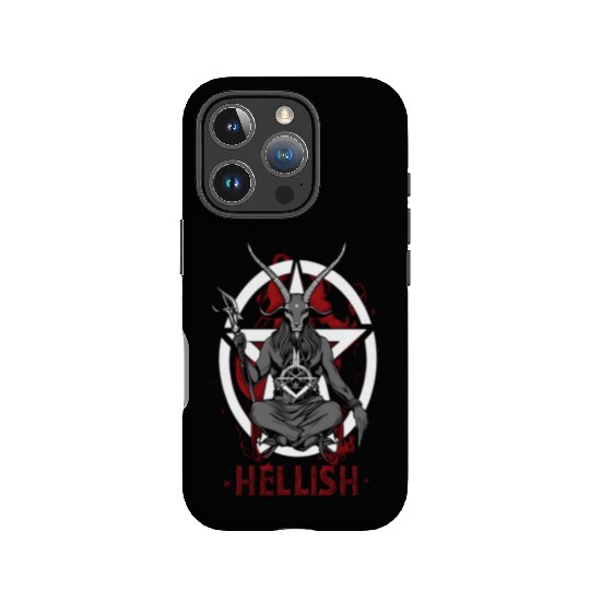 Hellish Satan Baphomet IPhone Cases