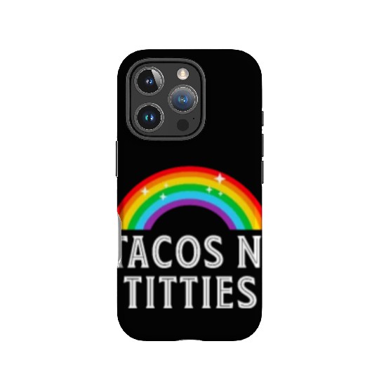 Tacos and Titties Funny LGBT Gay Pride Gifts IPhone Cases