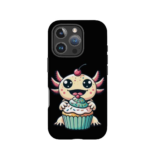Muffin Birthday Cupcake Axolotl IPhone Cases