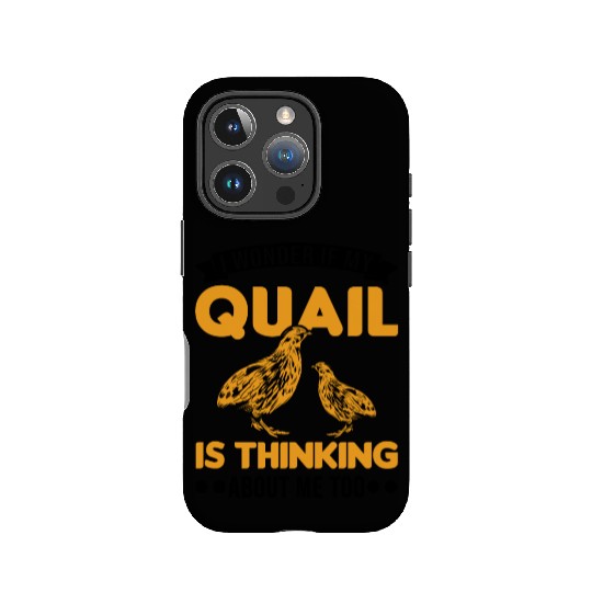 Warning Quail Breeding Breeders IPhone Cases