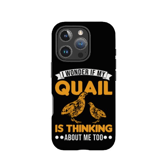 Warning Quail Breeding Breeders IPhone Cases
