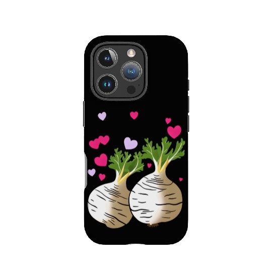 Turnip Love Hearts Valentine's Day IPhone Cases
