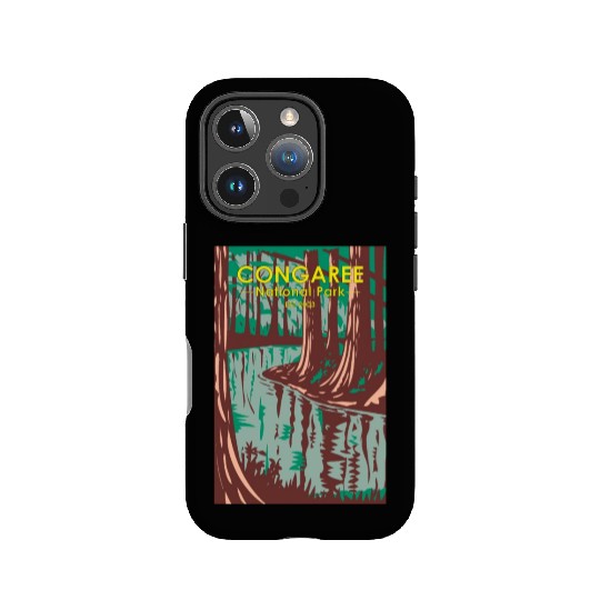 Congaree National Park South Carolina Vintage IPhone Cases