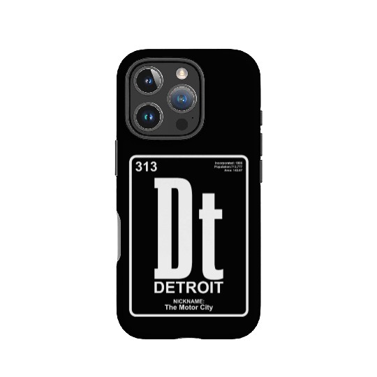 Detroit Michigan Motor City USA IPhone Cases