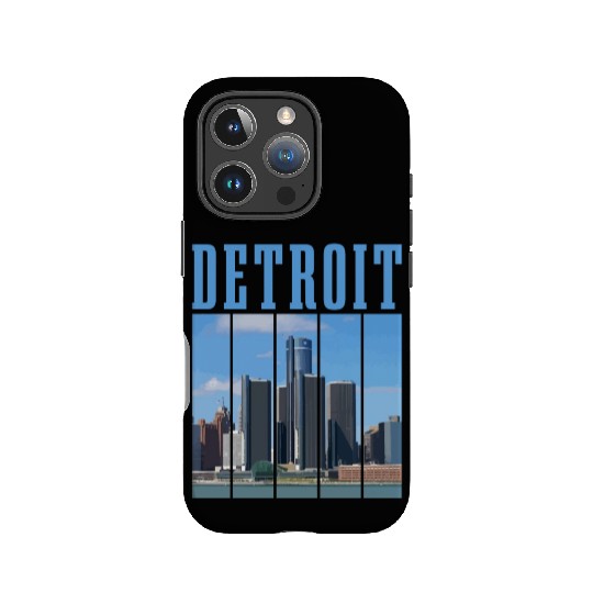 Detroit Michigan Motor City USA IPhone Cases