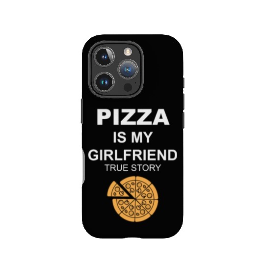 PIZZA is my Boyfriend - Girlfriend True Story IPhone Cases