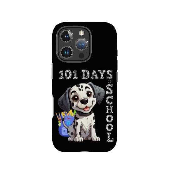 Dabbing Dog's 101 School Days: A Spotty Comedy! IPhone Cases