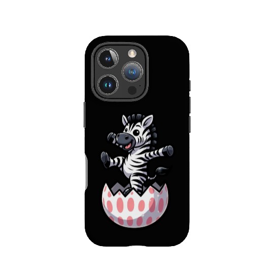 Easter Zebra Comic Easter Egg IPhone Cases